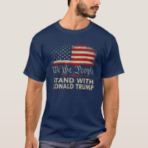 Wir, die Menschen, stehen mit Donald Trump 2024