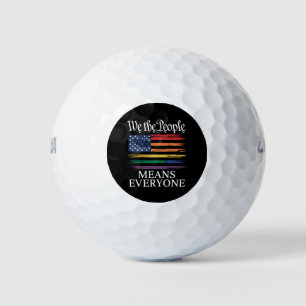 Wir, die Menschen, verstehen jeden LGBTQ-Stolz Golfball