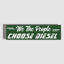 Wir, die Menschen wählen Diesel