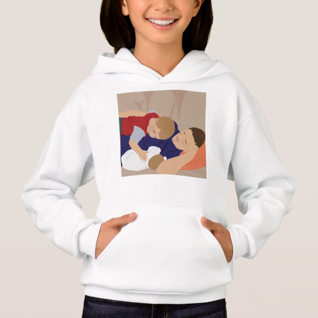 Wir drei hoodie (Vorderseite)