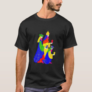Wir drei Könige 3 Weiße Männer Weihnachtskrippe Ch T-Shirt