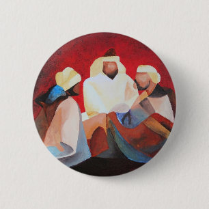 Wir drei Könige die weissten Weihnachtsmänner Button