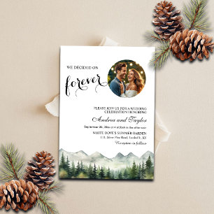 Wir entschieden uns für Forever Casual Photo Weddi Einladung