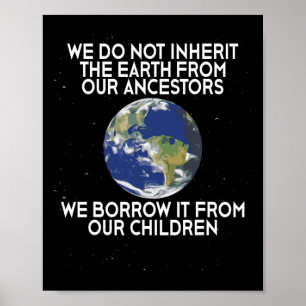 Wir erben den Earth Science Earth Day nicht Poster