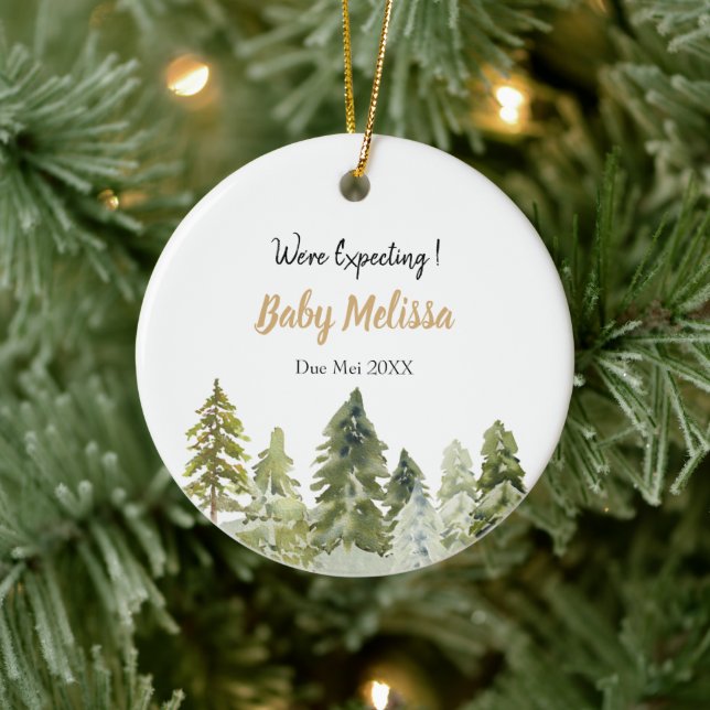 Wir erwarten von den Eltern Pine Tree Ornament (Baum)