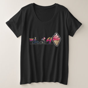 Wir fahren 4 Eis Große Größe T-Shirt