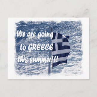 Wir fahren diesen Sommer nach Griechenland!!! Postkarte