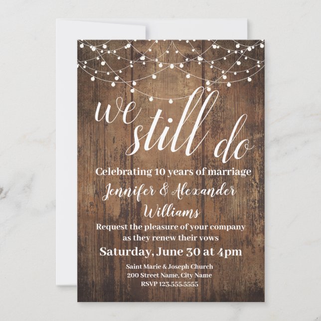 Wir feiern immer noch Hochzeiten (Vorderseite)