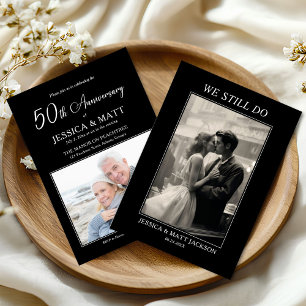Wir feiern noch 50. Hochzeitstag Einladung