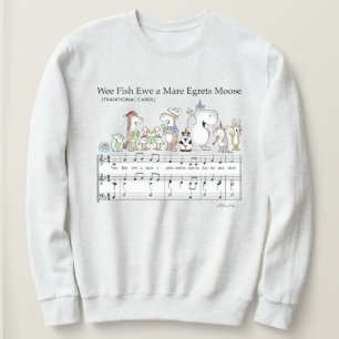 WIR FISCHE EWE EIN MEHR REIHER ELCH Sandra Boynton Sweatshirt