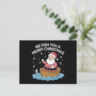 Wir fischen Ihnen ein frohes Weihnachten Fischer A