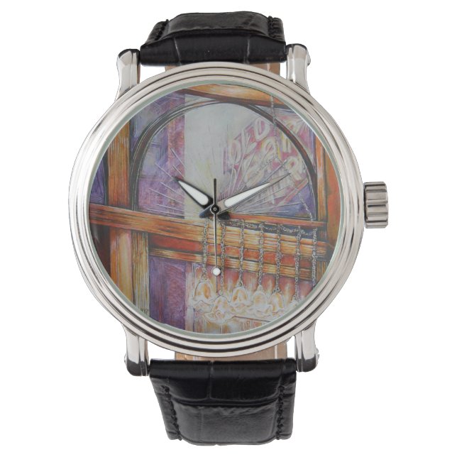 Wir fliegen alle durch das gleiche Licht. Armbanduhr (Vorderseite)