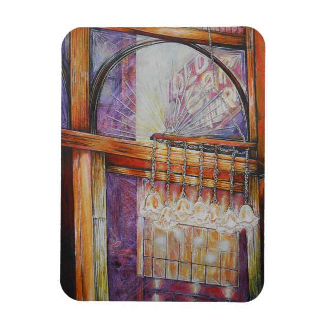 Wir fliegen alle durch das gleiche Licht. Magnet (Vertikal)