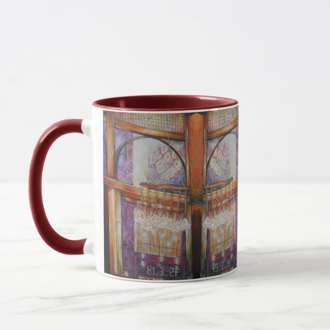 Wir fliegen alle durch das gleiche Licht. Tasse (Links)