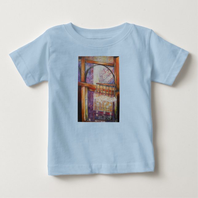Wir fliegen alle Motten um das gleiche Licht. Baby T-shirt (Vorderseite)