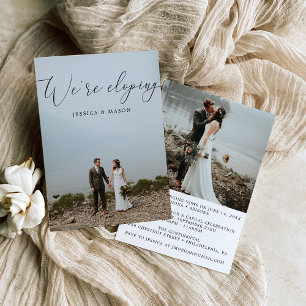 Wir fliehen heimlich Ankündigung Einladung