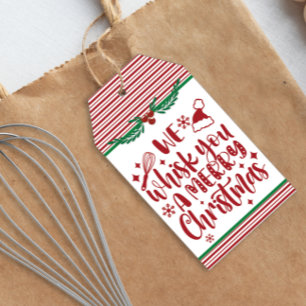 Wir flüstern Ihnen einen fröhlichen Weihnachtsfeie Geschenkanhänger