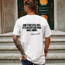 Wir freuen uns, schauen wir mal was wird