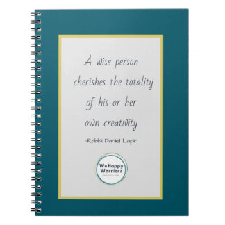 Wir freuen uns, Warriors Notebook Notizblock