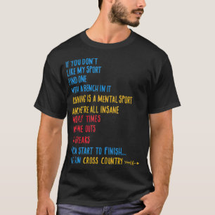 Wir führen Cross Country Running CC Runner Gesche T-Shirt