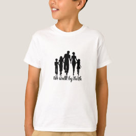 wir gehen durch den T - Shirt der Familie