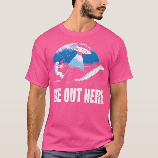 Wir gehen hier raus Nessie Jagd Bigfoot Sasquatch T-Shirt (Vorderseite)
