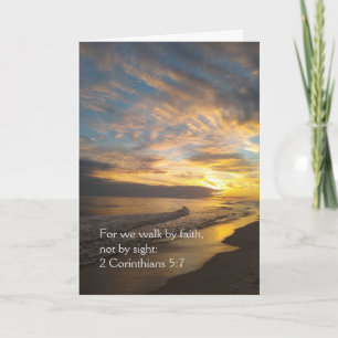 Wir gehen mit der Glaubenskarte Karte