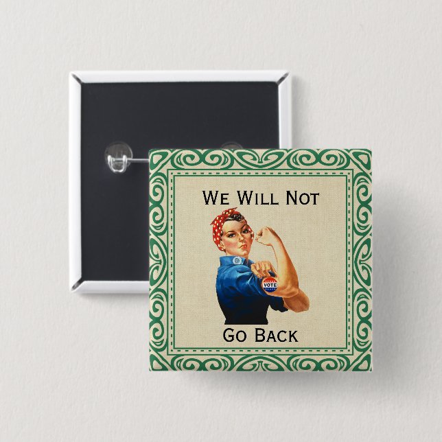 Wir gehen nicht zurück button (Vorne & Hinten)