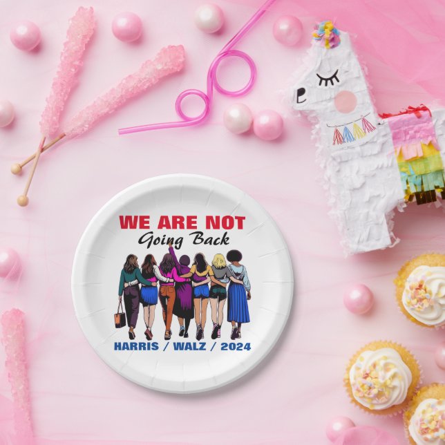 Wir gehen nicht zurück Harris Waltz, Frau Präsiden Pappteller (Party)
