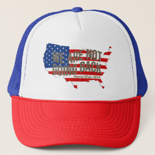 Wir gehen nicht zurück in die USA Truckerkappe