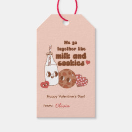Wir gehen zusammen wie Milch und Kekse Valentins Geschenkanhänger