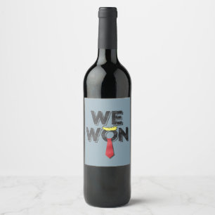 Wir gewinnen Donald Trump 2024 Weinetikett