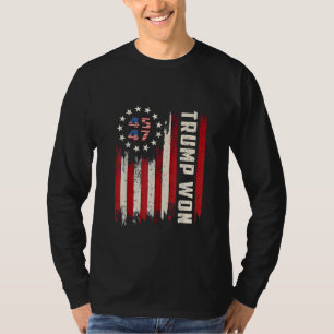 Wir gewinnen TRUMP INAUGURATION American Flag T-Shirt