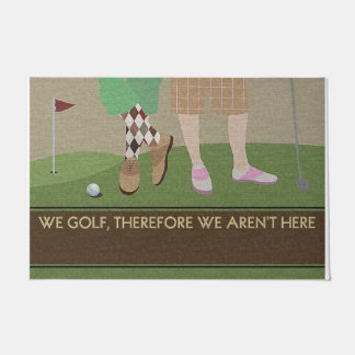Wir Golf, also sind wir nicht hier Fußmatte