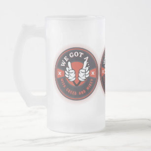 WIR GOT A MATTGLAS BIERGLAS