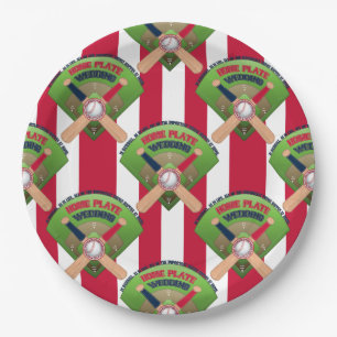 Wir got Verheiratete Zuhause-Plate-Baseball-1-PAPE Pappteller