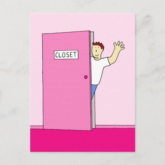 Wir gratulieren ihm postkarte (Vorderseite)