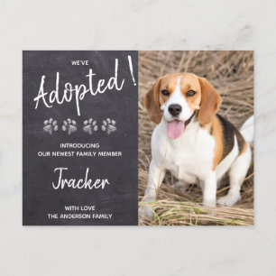 Wir haben Adoptiert, Hunde zu retten neue Begleite Ankündigungspostkarte
