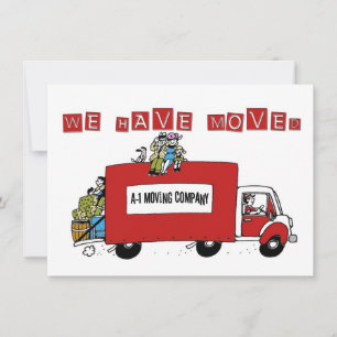 wir haben Adressenwechsel Einladung