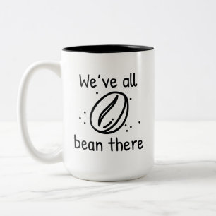 Wir haben alle Bean da Zweifarbige Tasse