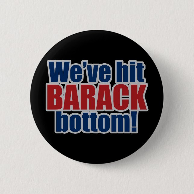 Wir haben BARACK Unterseite geschlagen! Button (Vorderseite)