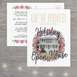 Wir haben das Foto "Holiday Housewarming Party" ve Ankündigungspostkarte<br><div class="desc">Laden Sie Freunde, Familie oder Geschäftsleute zu einem fröhlichen Ferienhaus mit dieser stilvollen Postkarte ein. Bild und Text sind einfach zu anpassen. Ändern Sie den Veranstaltungsnamen in Christmas Open House oder einen anderen Titel Ihrer Wahl. Ändern Sie "Wir haben uns bewegt!" in "Ich habe mich bewegt!", falls gewünscht. Um diese...</div>