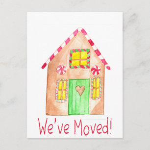 Wir haben das Lebkuchenhaus verlegt Postkarte