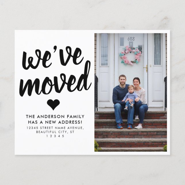 Wir haben das neue Address Foto verschoben, um die (Vorderseite)