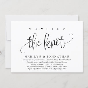 Wir haben das Party zum Hochzeitsessen, das Abende Einladung
