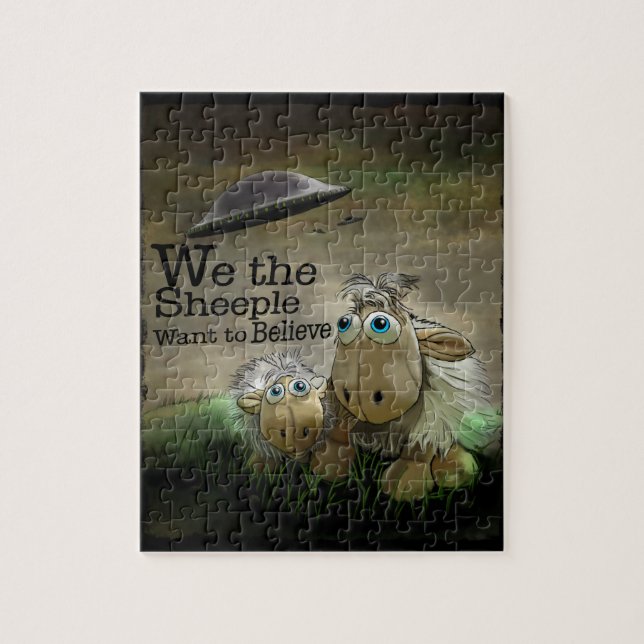 Wir haben das Sheeple-Puzzle (Vertikal)
