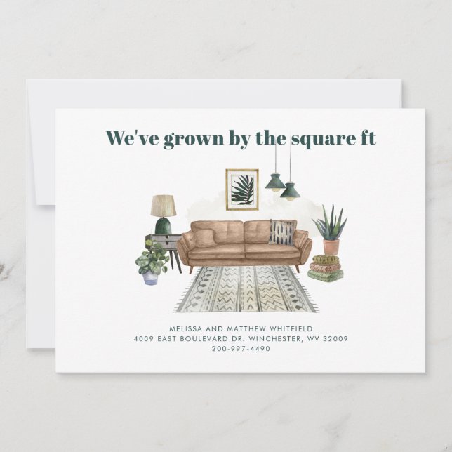 Wir haben den Adresswechsel von Boho verschoben Ankündigung (Vorderseite)