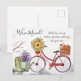 Wir haben den Fall-Thema-Erntedank verschoben Postkarte