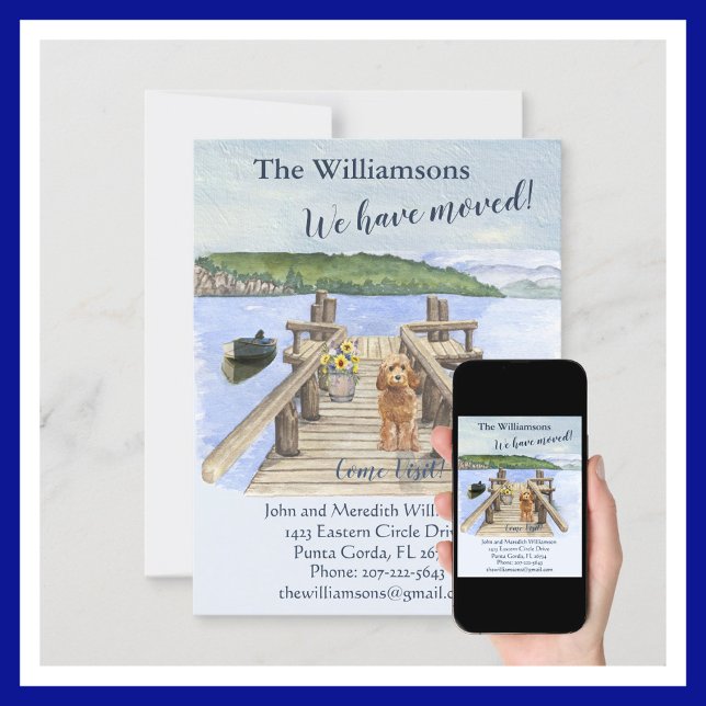 Wir haben den Hund-See-Bootssteg verschoben Ankündigung (Von Creator hochgeladen)