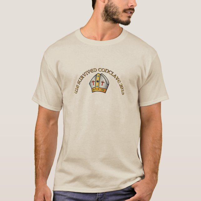 Wir haben den Konklave 2013 überlebt T-Shirt (Vorderseite)